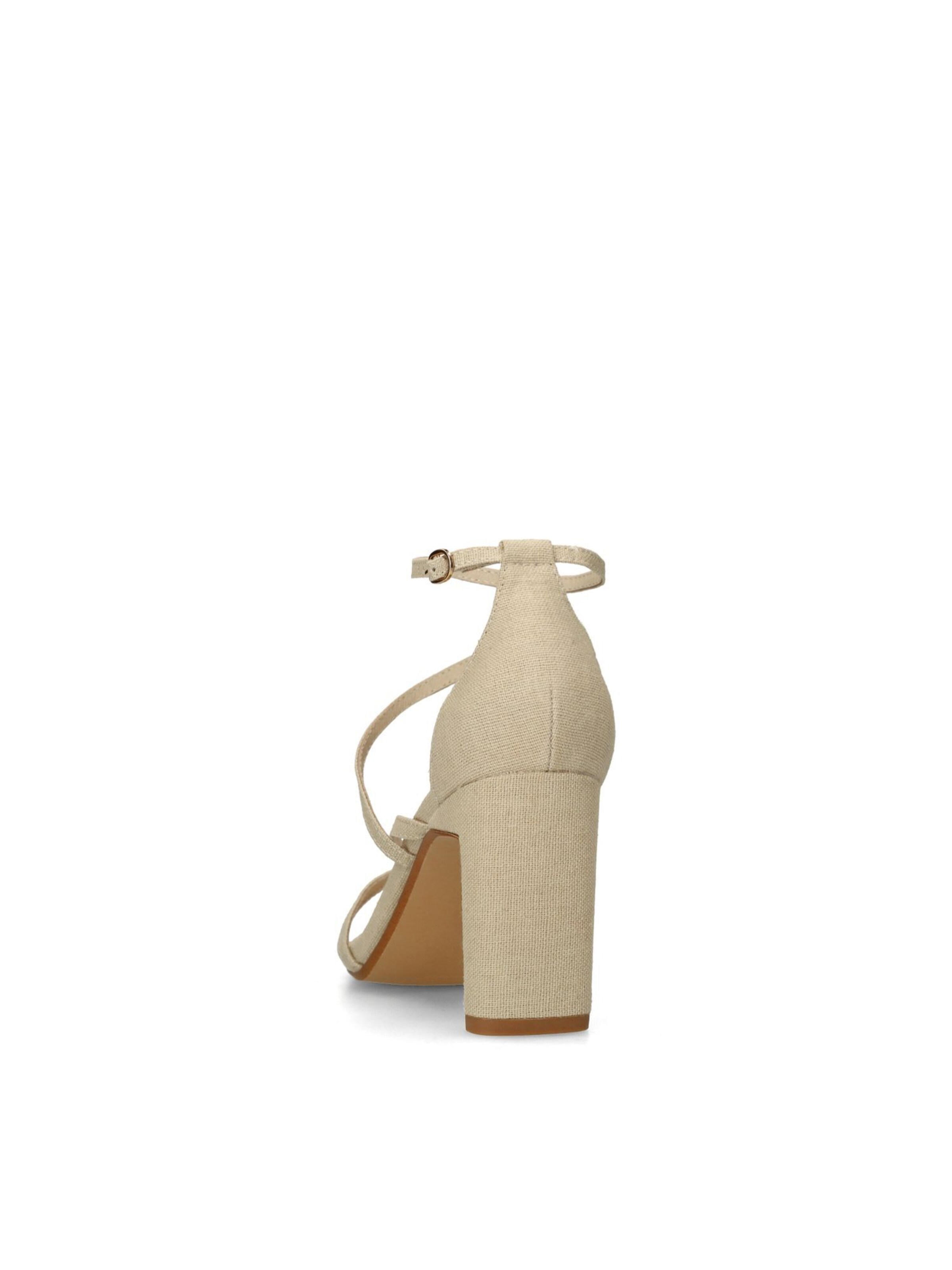 SACHA Strap Sandals in Beige