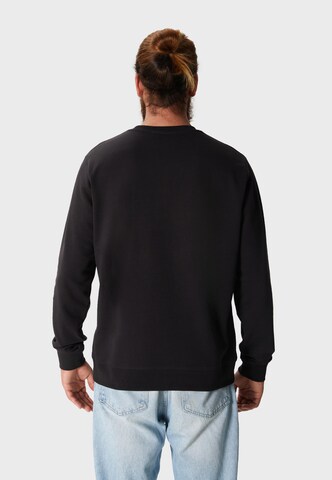 Oldskull Sweatshirt 'Asian Sapporo Hokkaido Island Graphic' in Zwart