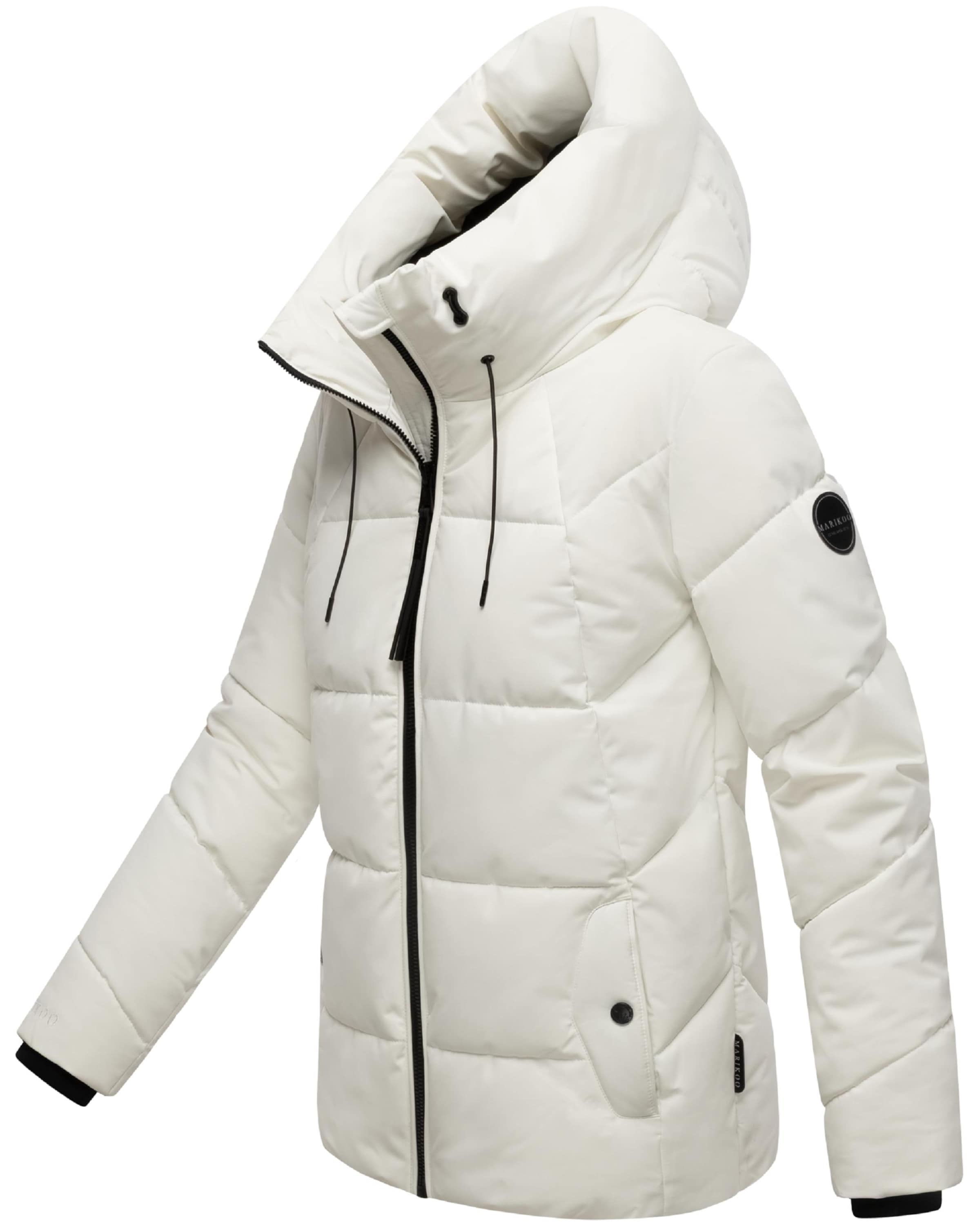 MARIKOO Vinterjacka 'Kuscheltatze XVI' i vit