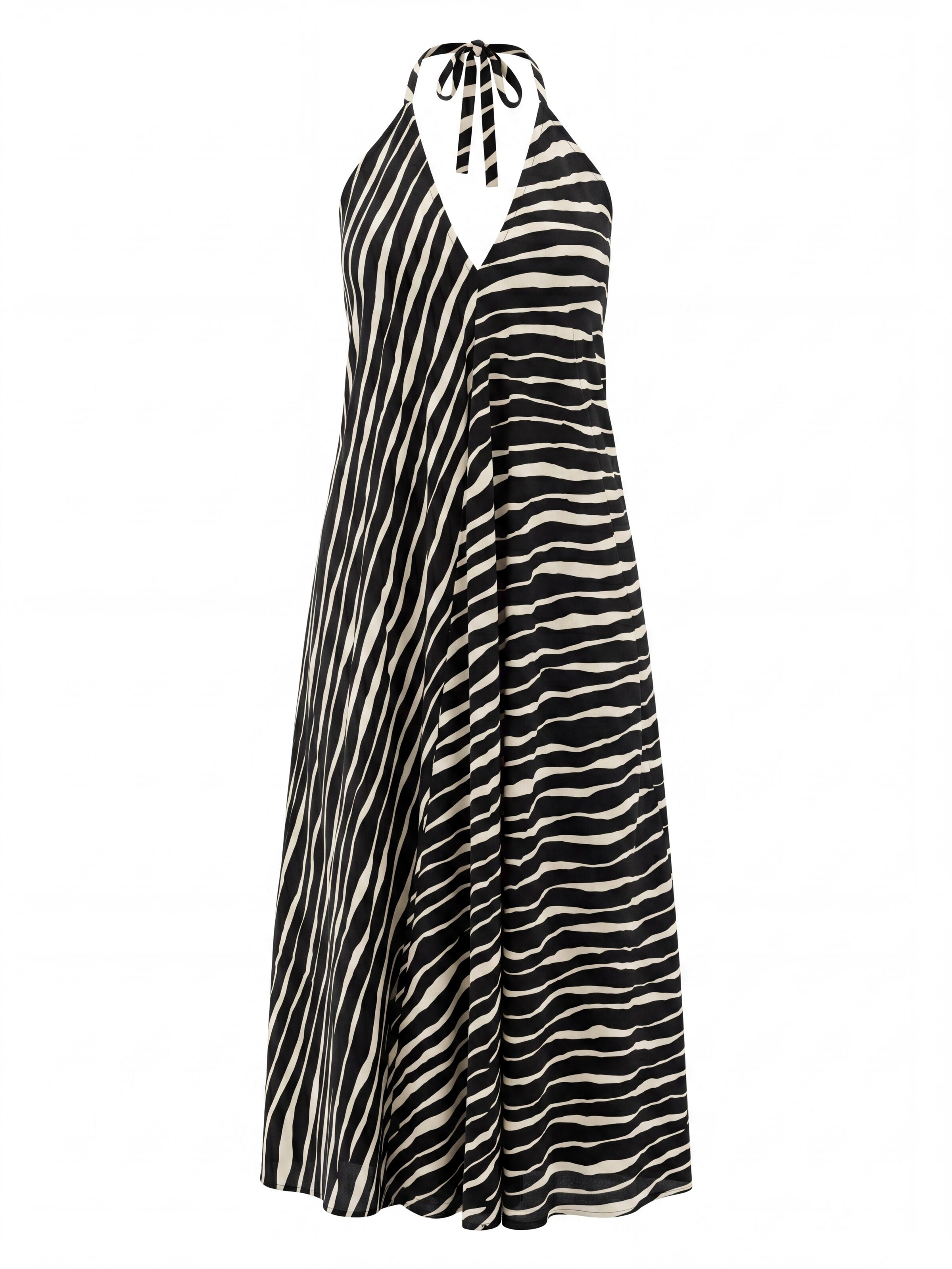 Robe d’été 'Jungle Bloom' Shop Karey en noir : devant