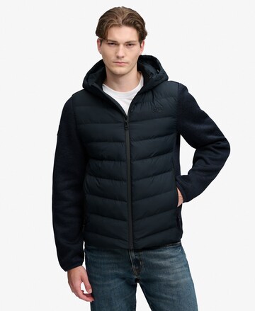 Veste mi-saison Superdry & Co en bleu : devant