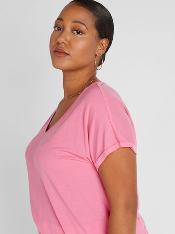 T-shirt 'Aya' Vero Moda Curve en rose