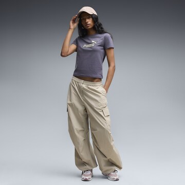 PUMA T-Shirt 'Essentials Elevated No. 1' in Grau