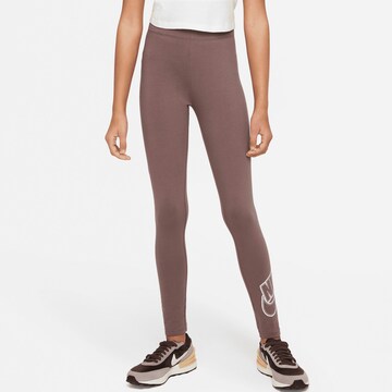Nike Sportswear Skinny Leggings in Braun: predná strana