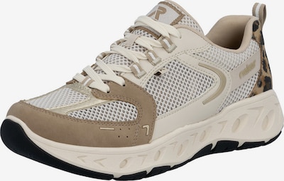 Sportbačiai be auliuko iš Rieker, spalva – ruda / juoda / balta, Prekių apžvalga