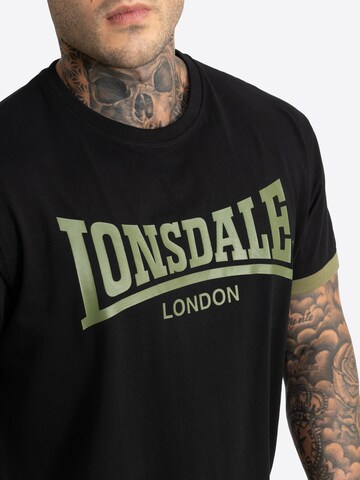 Maglietta 'Townhead' di LONSDALE in nero