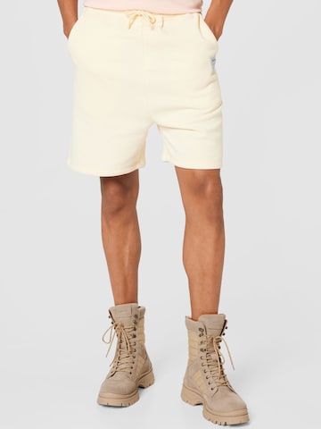 SikSilk Loose fit Pants in Beige: front