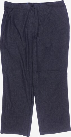 Ulla Popken Pants in 5XL in Blue: front