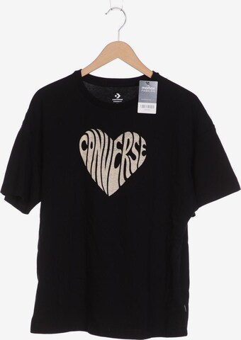 CONVERSE T-Shirt M in Schwarz: predná strana