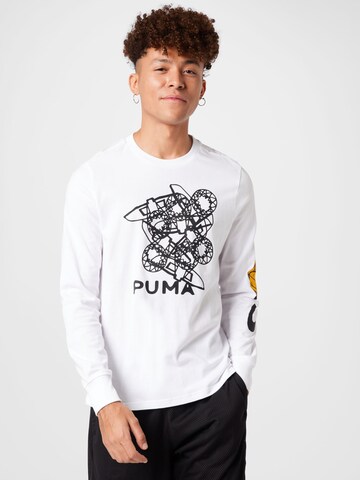 PUMA Shirt '4th Quarter' in Weiß: predná strana