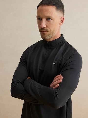 DAN FOX APPAREL Λειτουργικό μπλουζάκι 'Ivan' σε μαύρο
