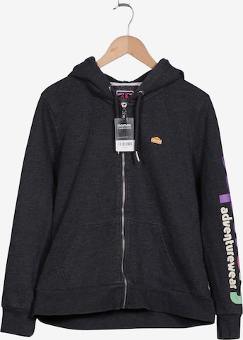 Superdry Kapuzenpullover XXL in Grau: Vorderseite