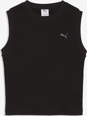 PUMA Sporttop 'Her' in Zwart: voorkant