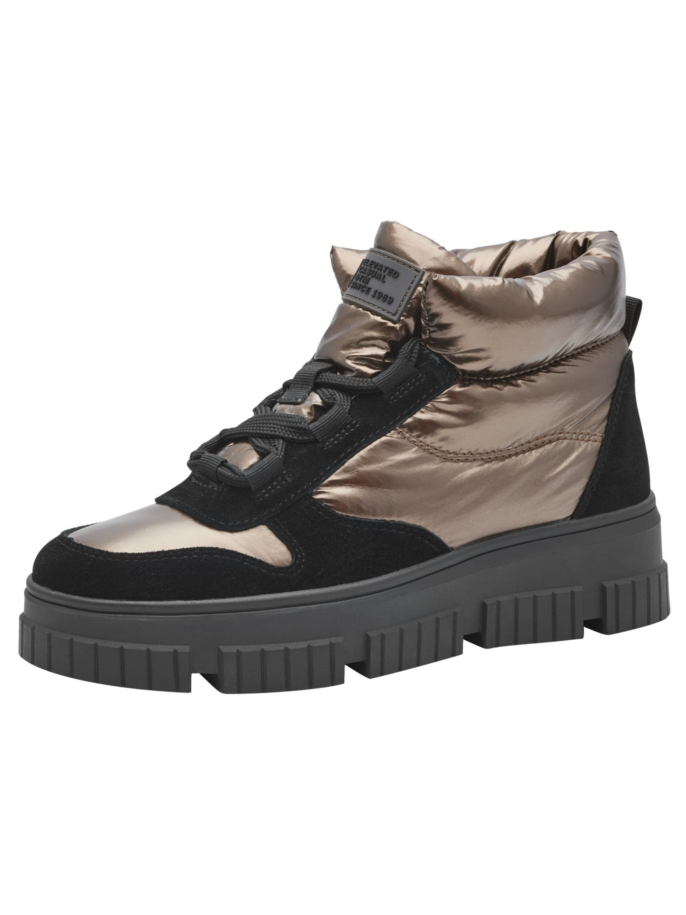 s.Oliver Bootie in Brown: front