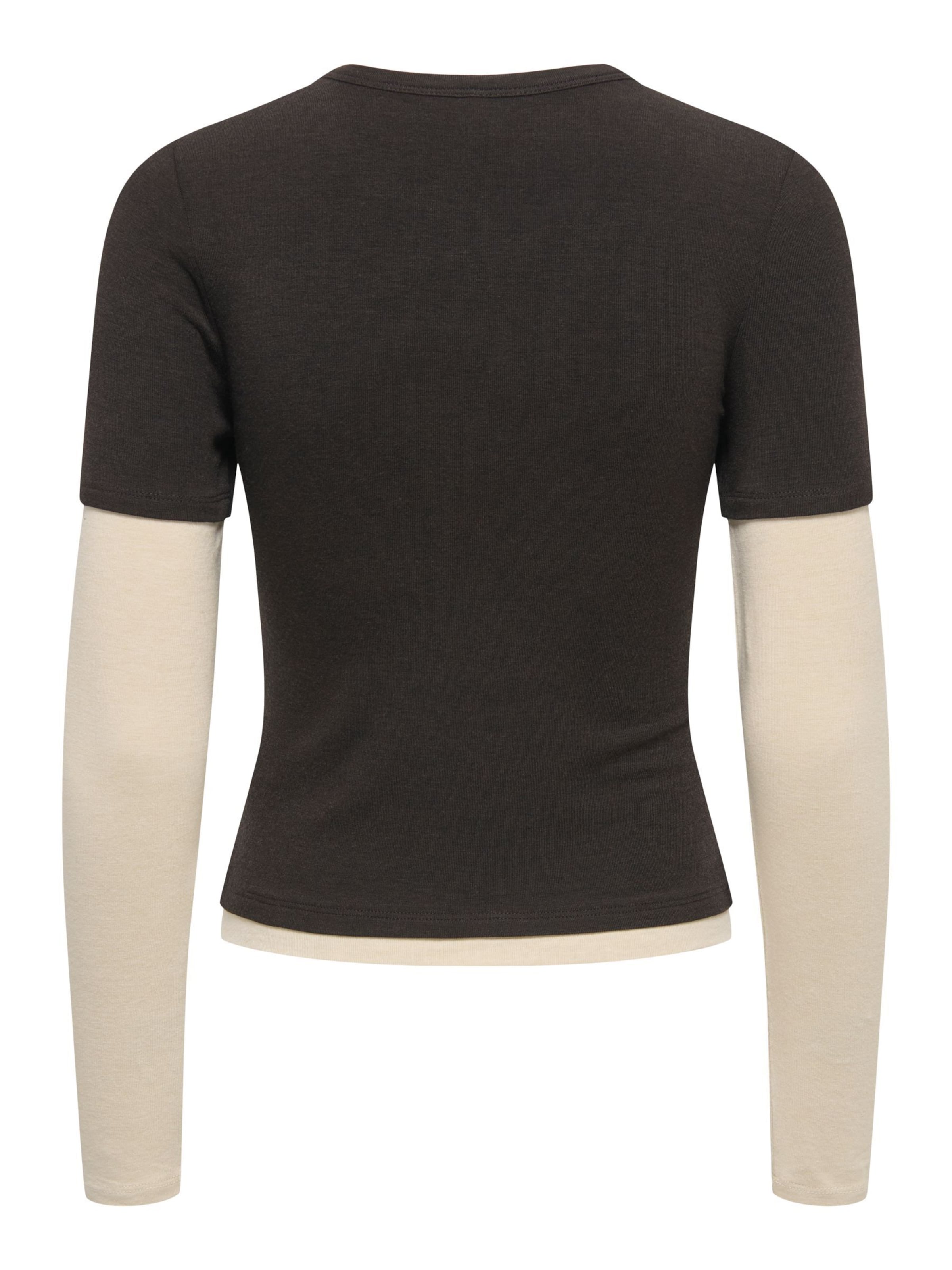 ONLY Shirt 'ONLDubla' in Braun