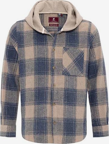 Veste mi-saison Williot en bleu : devant