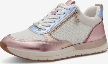 Tamaris Sneakers laag in Zilver: voorkant