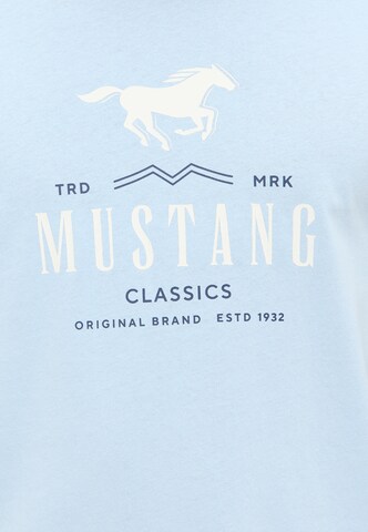 MUSTANG T-Shirt 'Style Austin' in Blau