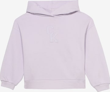Calvin Klein Jeans Collegepaita värissä lila: etupuoli