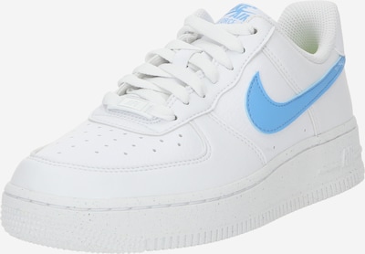Nike Sportswear Zemie brīvā laika apavi 'Air Force 1 '07 SE', krāsa - debeszils / balts, Preces skats