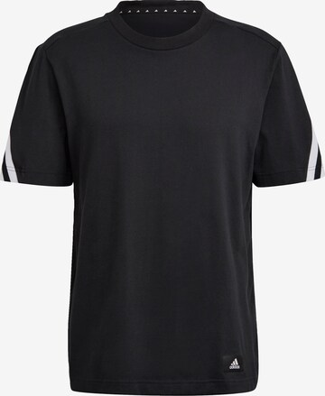 ADIDAS SPORTSWEAR - Camiseta funcional en negro: frente
