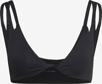Soutien-gorge de sport 'Optime' ADIDAS PERFORMANCE en noir : devant