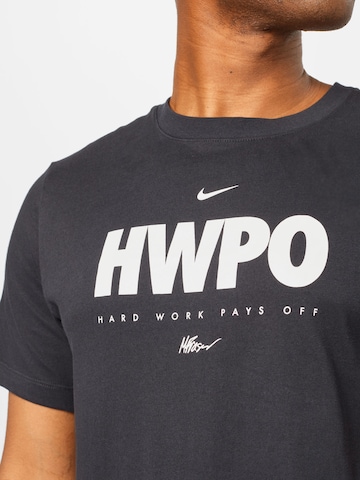 NIKE Sportshirt 'HWPO' in Schwarz