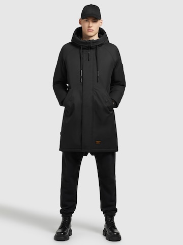 khujo Wintermantel 'Tandem' in Schwarz