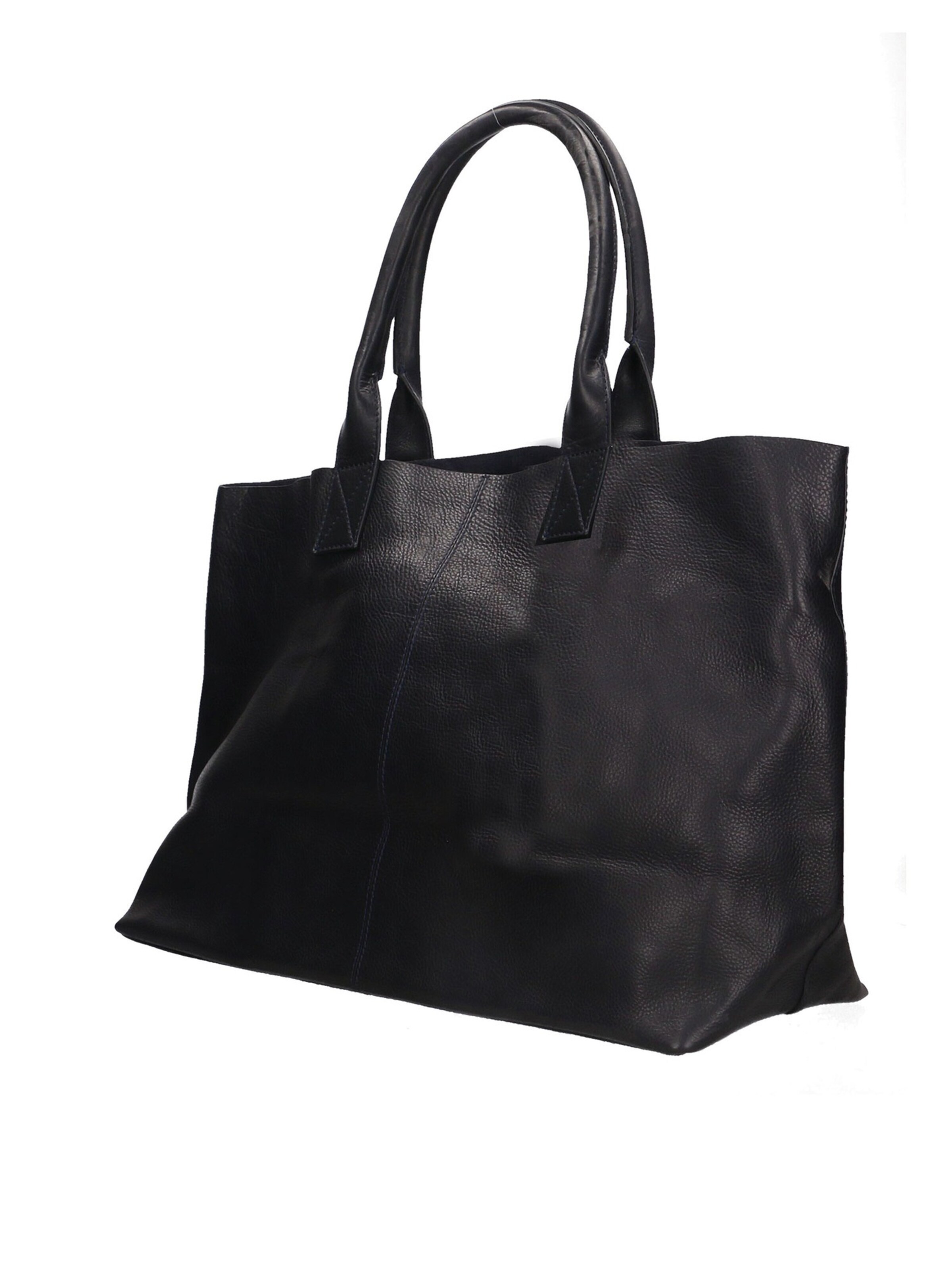 Shopper 'Borsa Shopper Donna Pelle Vacchetta Nera - Manico in Pelle' di Chiara Ferretti in blu