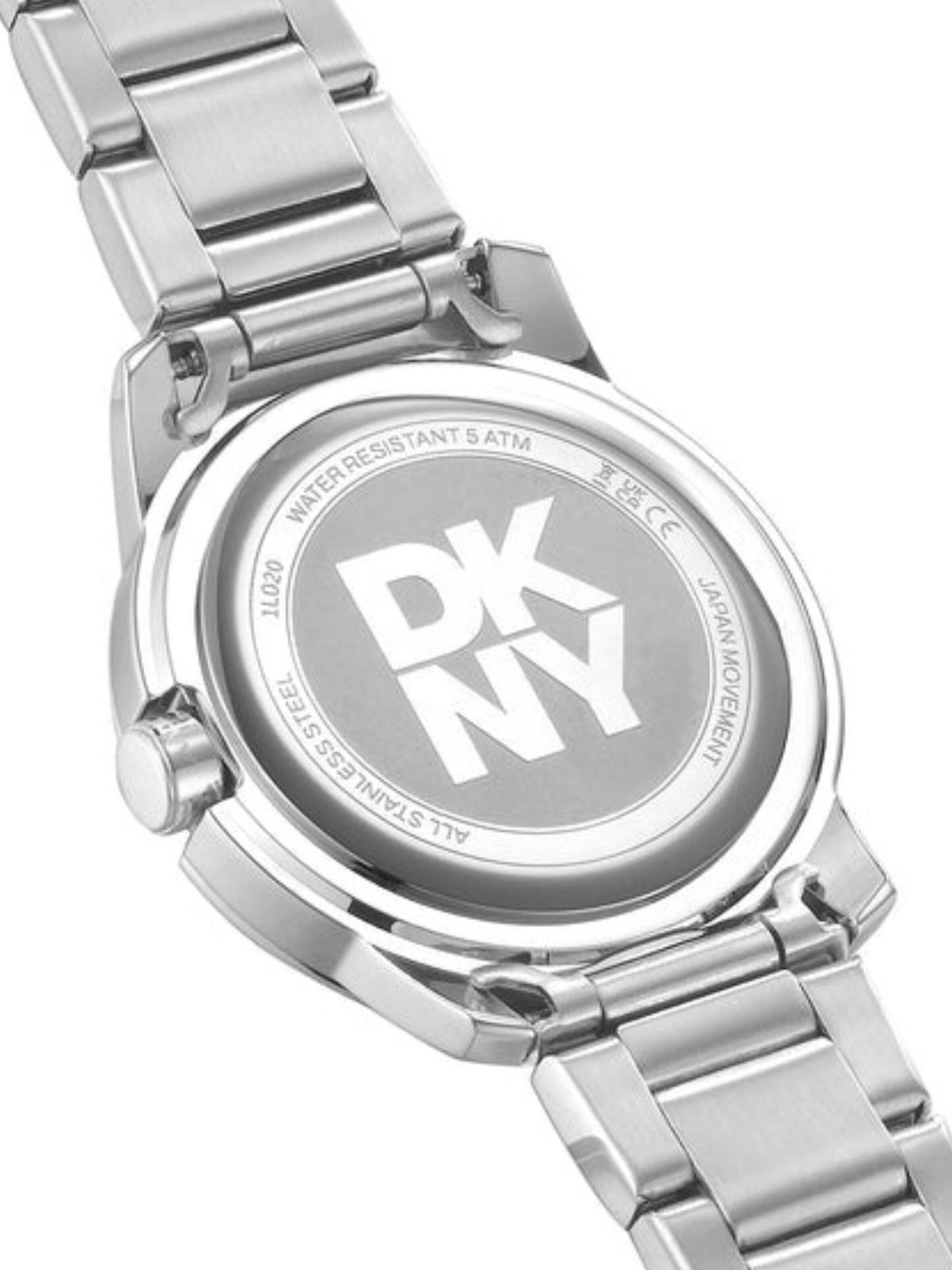 Montre à affichage analogique 'Park Ave Midi - Silber' DKNY en argent