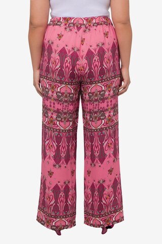 Ulla Popken Wide Leg Hose in Pink