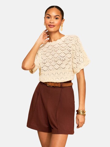 love & roses Pullover i beige: forside