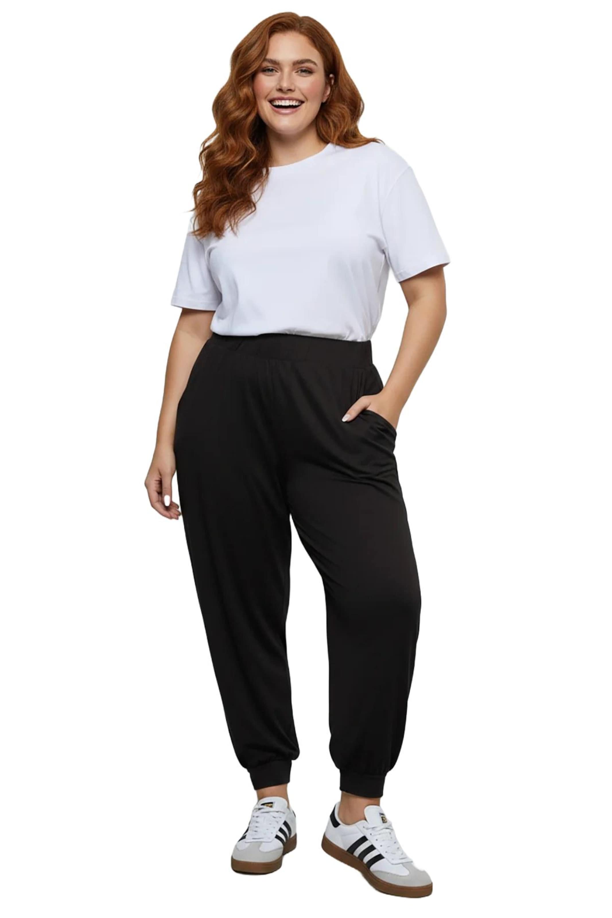 Shape Of You Vat Broek in Zwart: voorkant