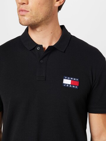 Tommy Jeans Poloshirt in Schwarz