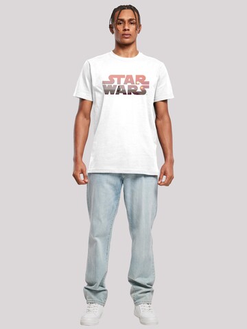 T-Shirt 'Star Wars Tatooine' F4NT4STIC en blanc