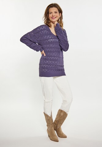 usha FESTIVAL Sweater in Purple