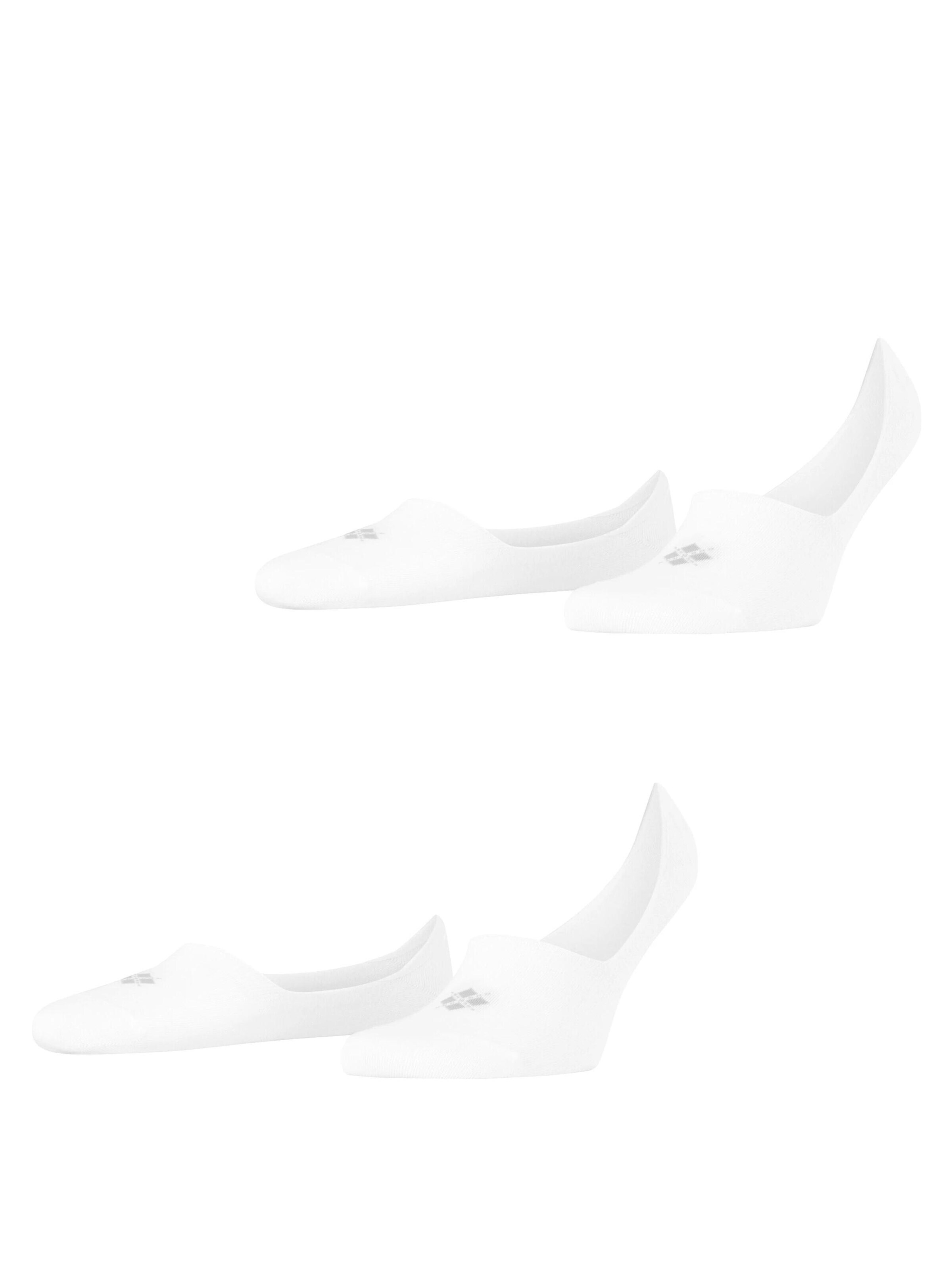 BURLINGTON Ankle Socks 'Everyday 2-Pack' in White: front