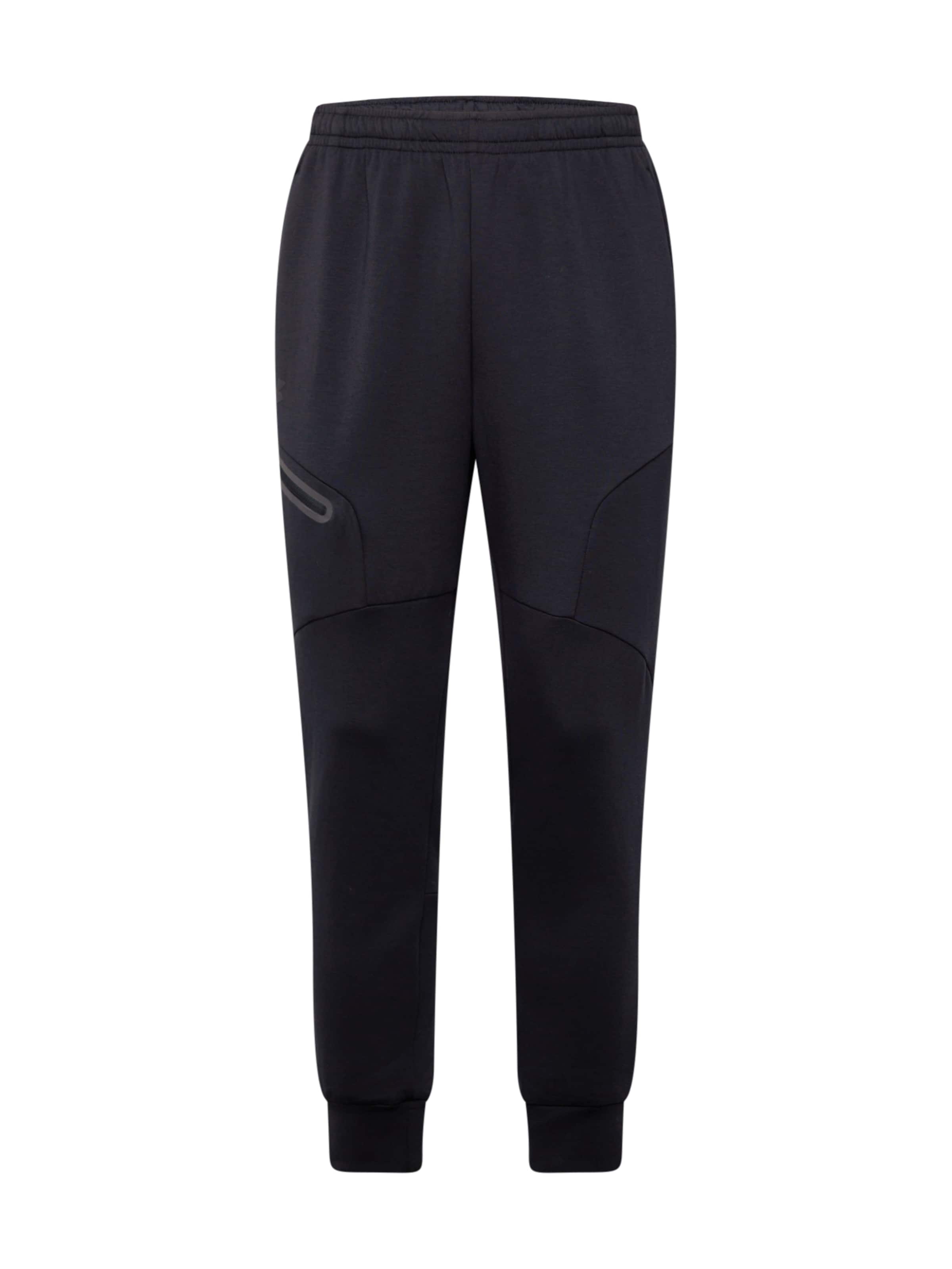 UNDER ARMOUR Tapered Sporthose 'Unstoppable' in Schwarz: Vorderseite