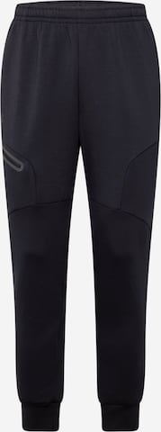 Effilé Pantalon de sport 'Unstoppable' UNDER ARMOUR en noir : devant