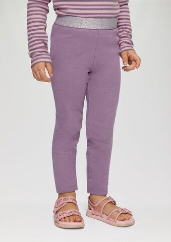 s.Oliver Skinny Leggings in Purple: front
