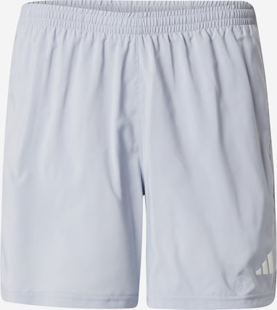 ADIDAS PERFORMANCE Sporta bikses 'Own The Run', krāsa - gaiši pelēks / balts, Preces skats