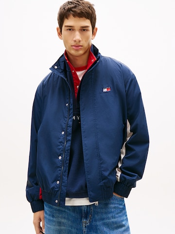 Tommy Jeans Between-season jacket 'HERITAGE' in Blue: front