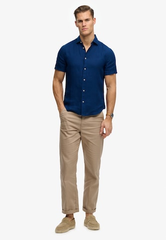 Fit confort Chemise Superdry & Co en bleu