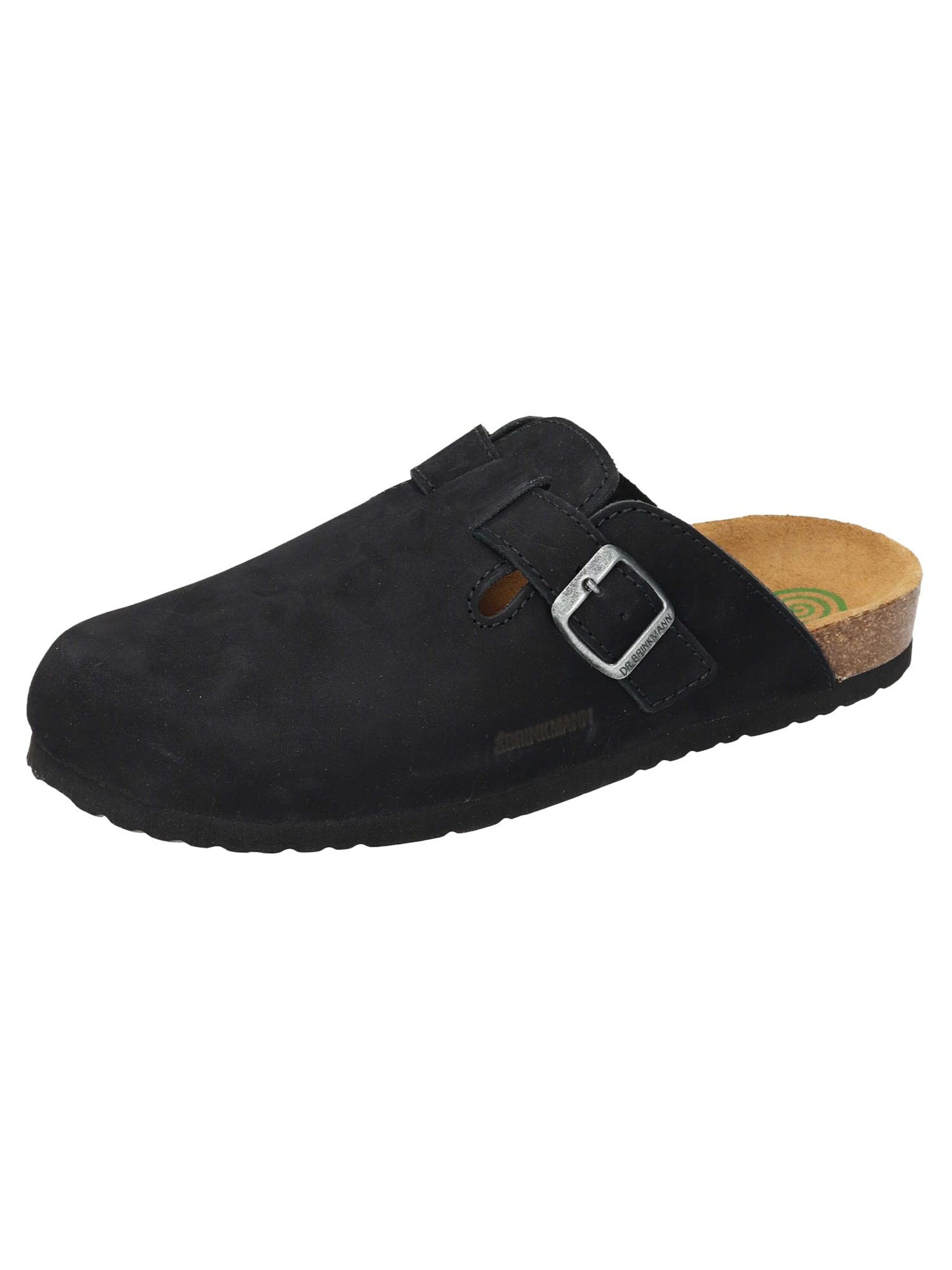 DR. BRINKMANN Clogs 'Nerpio' in Black: front