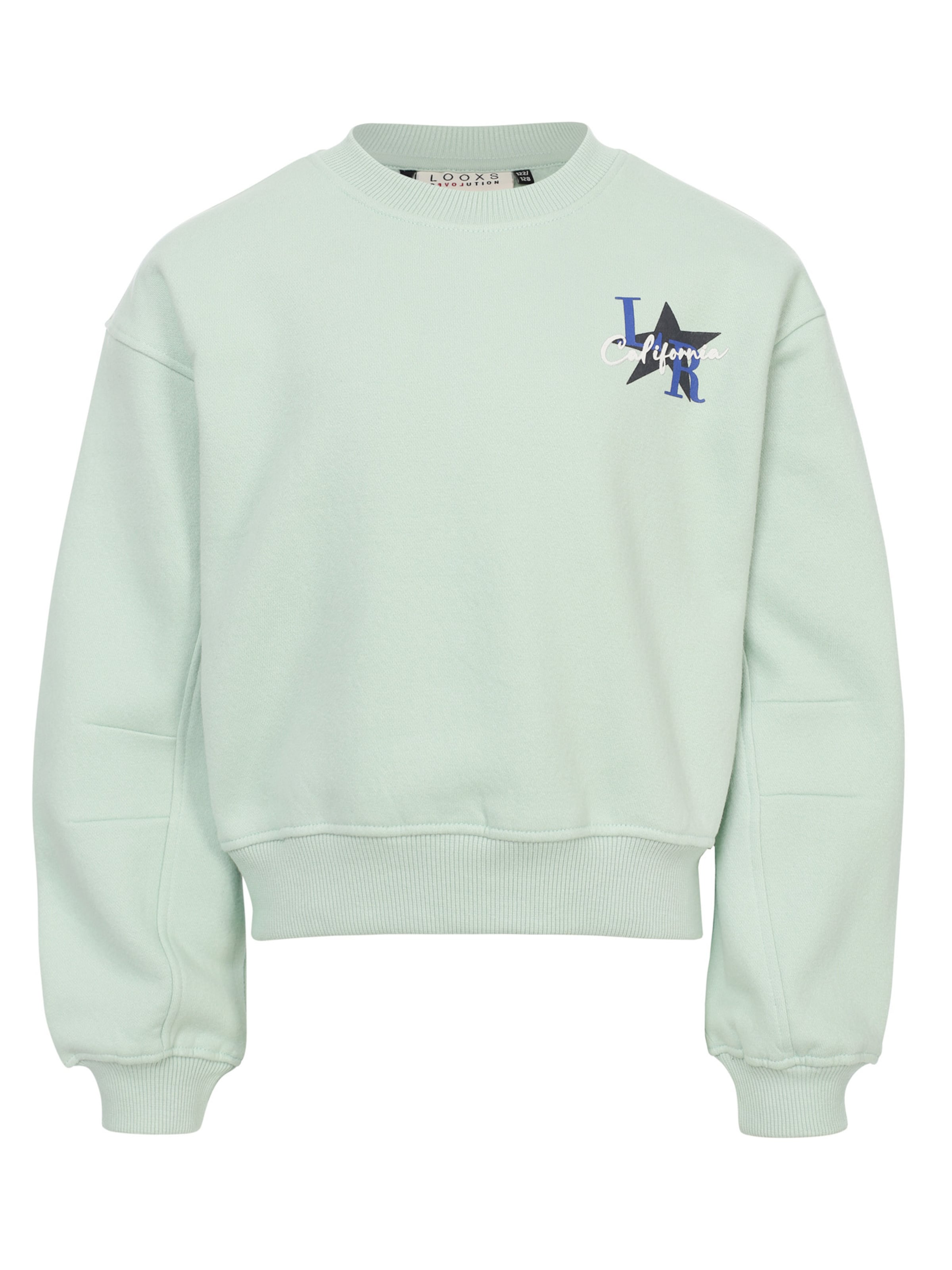 Looxs Revolution Sweatshirt in Groen: voorkant