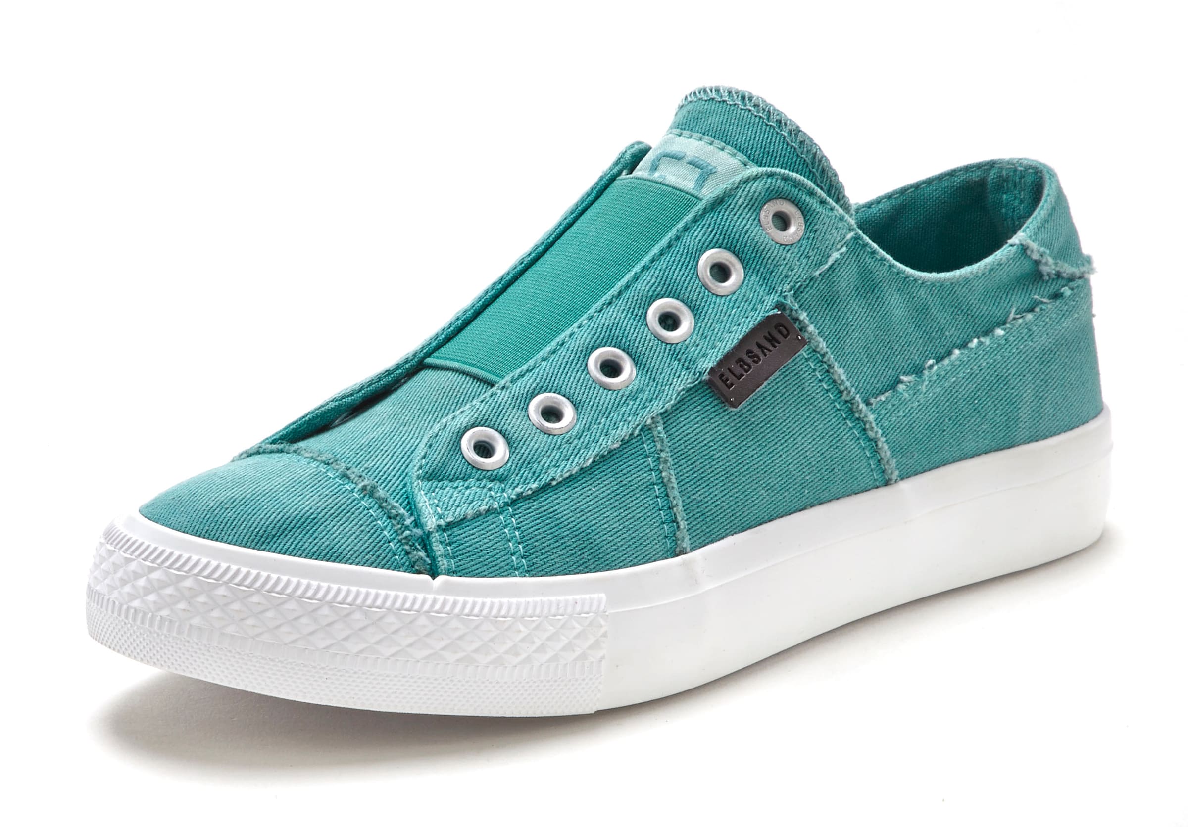 ElbsandSlip On tenisice - zelena boja: prednji dio