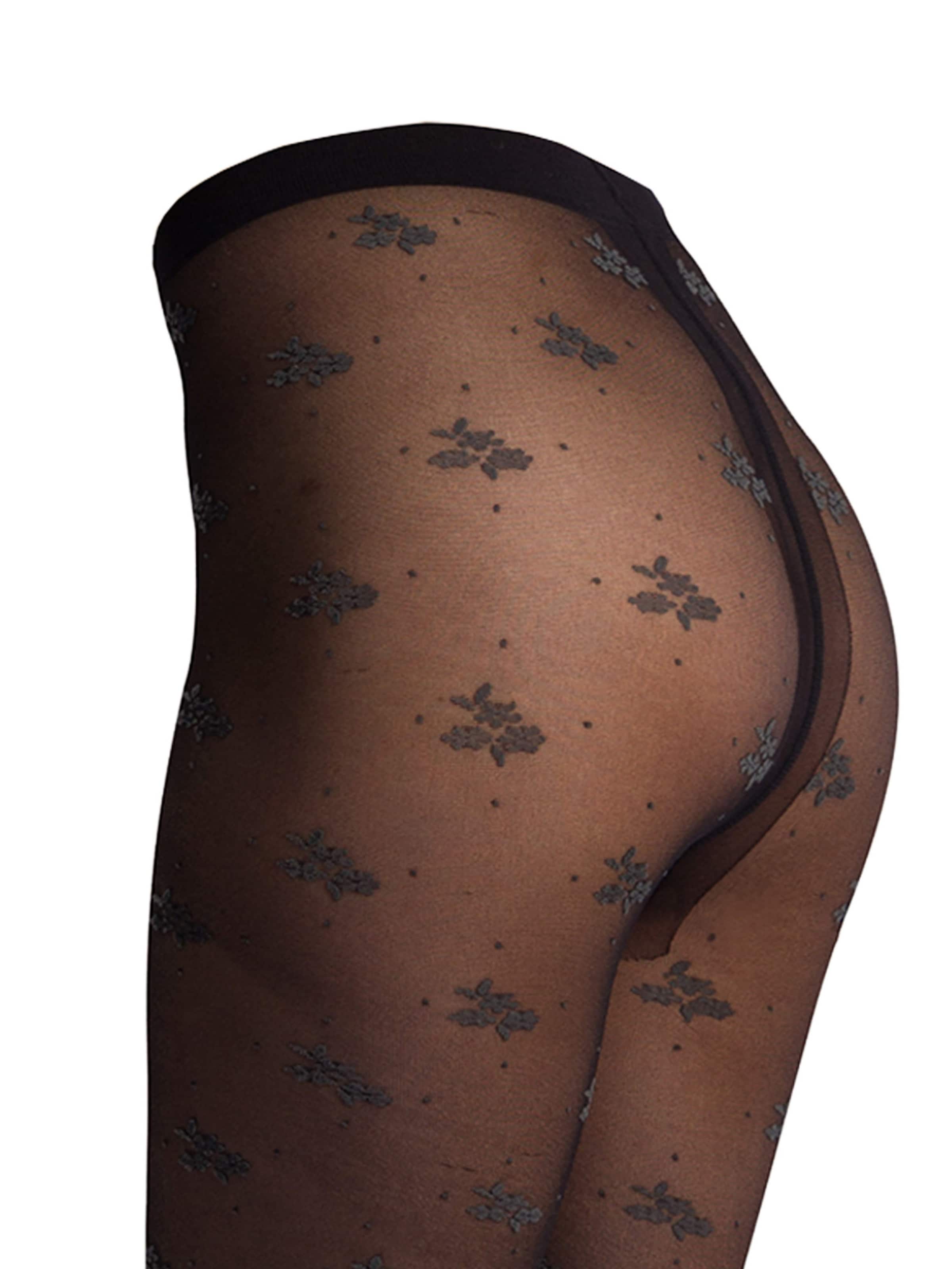 Collants 'Romantic Love' KUNERT en noir