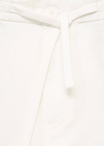 MANGO MAN Slimfit Hose 'Romelinh' in Weiß