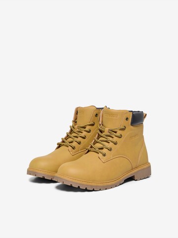 Only & Sons - Botas con cordones 'ONSEVAN' en marrón