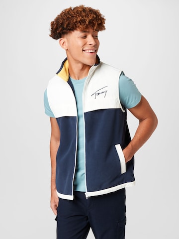 Gilet Tommy Jeans en bleu : devant